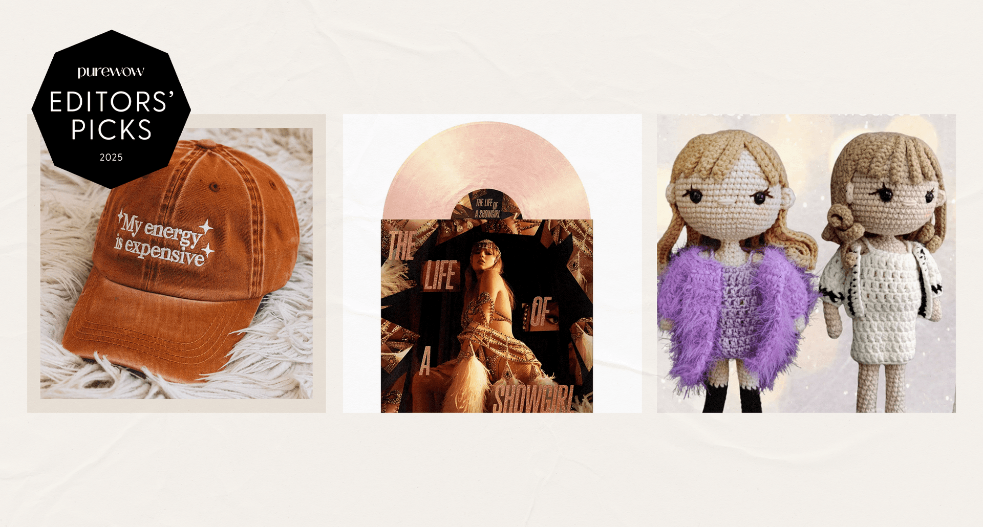 best taylor swift gift ideas, including hats, music and dolls
