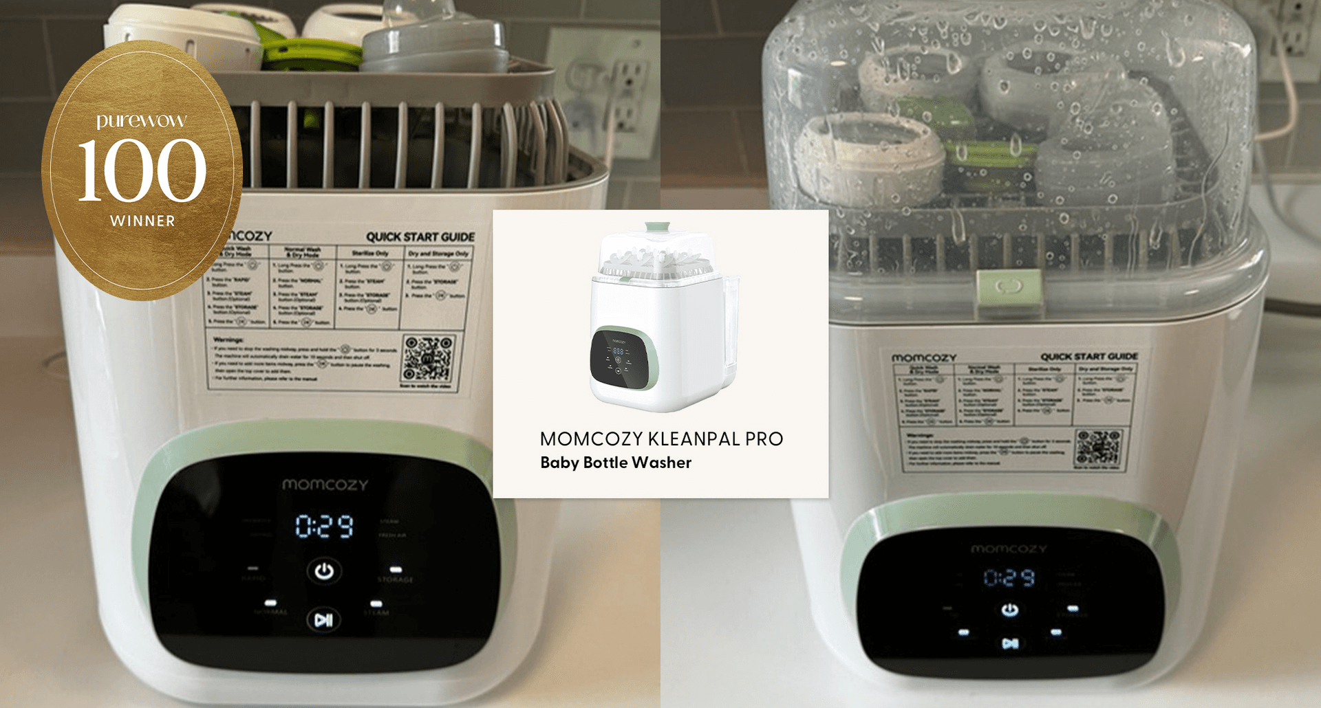The Momcozy KleanPal Pro baby bottle washer.