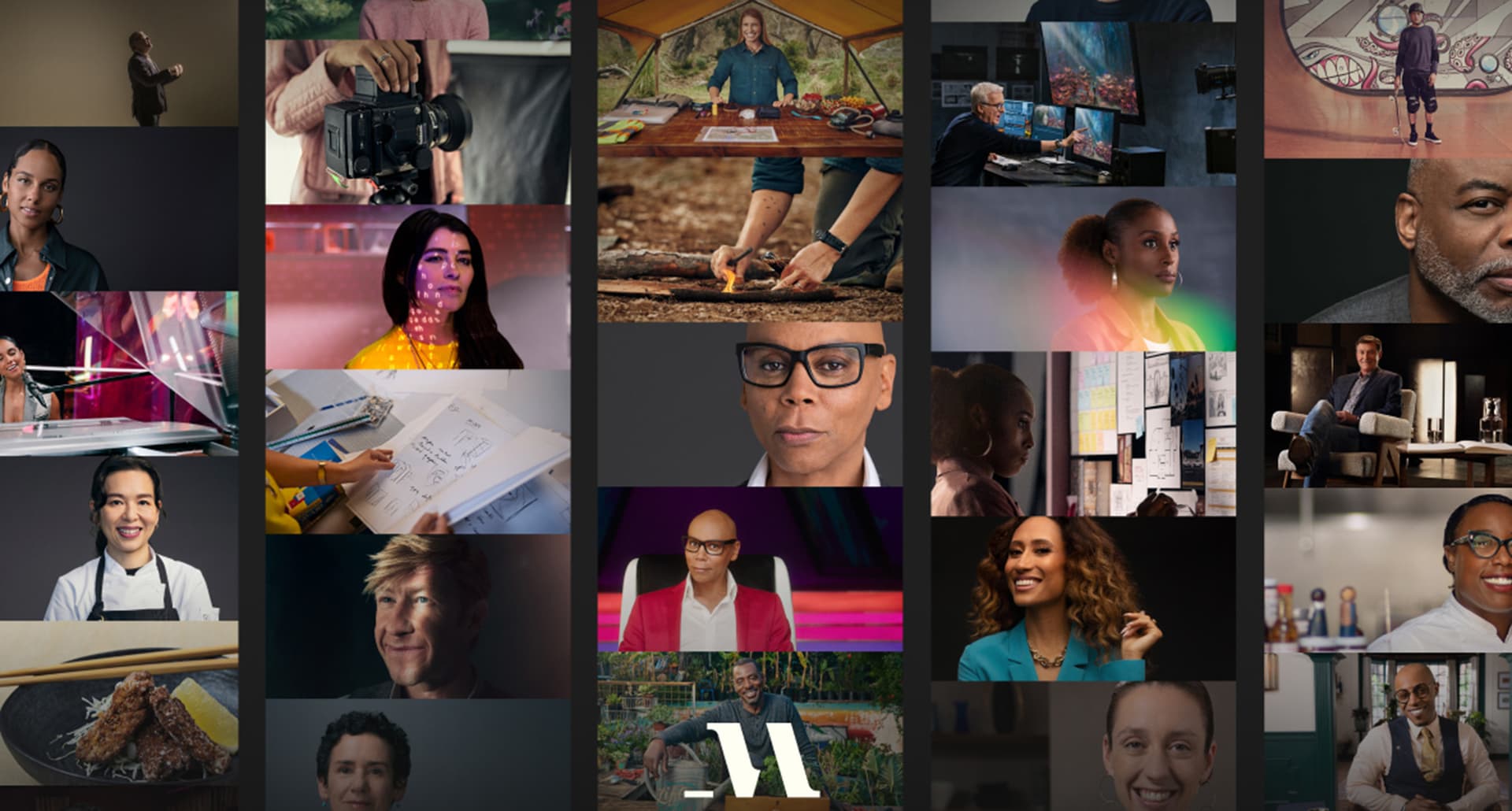 masterclass sale: collage of instructors