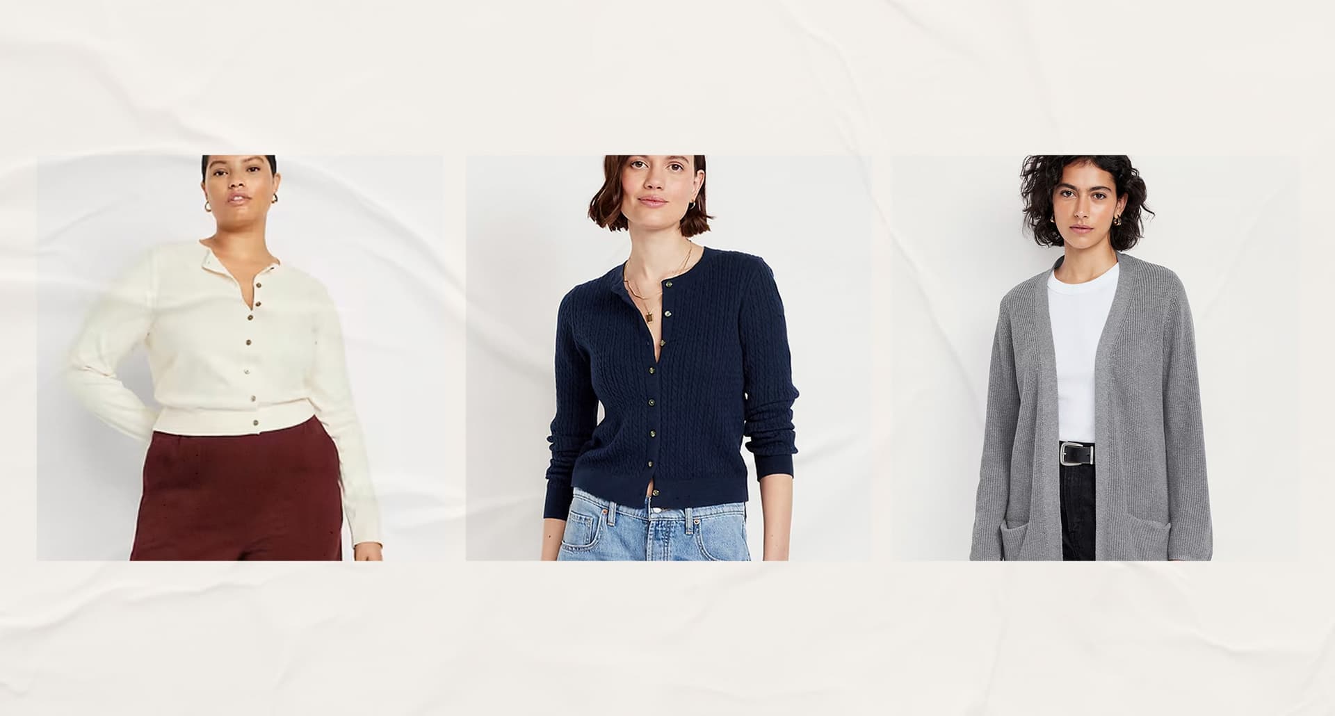 Triptych of amazing sale items for the Old Navy Black Friday Sale