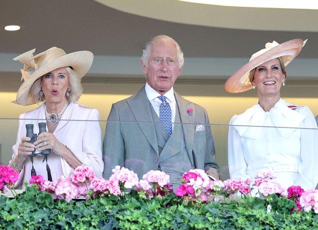 queen camilla and sophie duchess of edinburgh: queen camilla, king charles iii, and sophie duchess of edinburgh