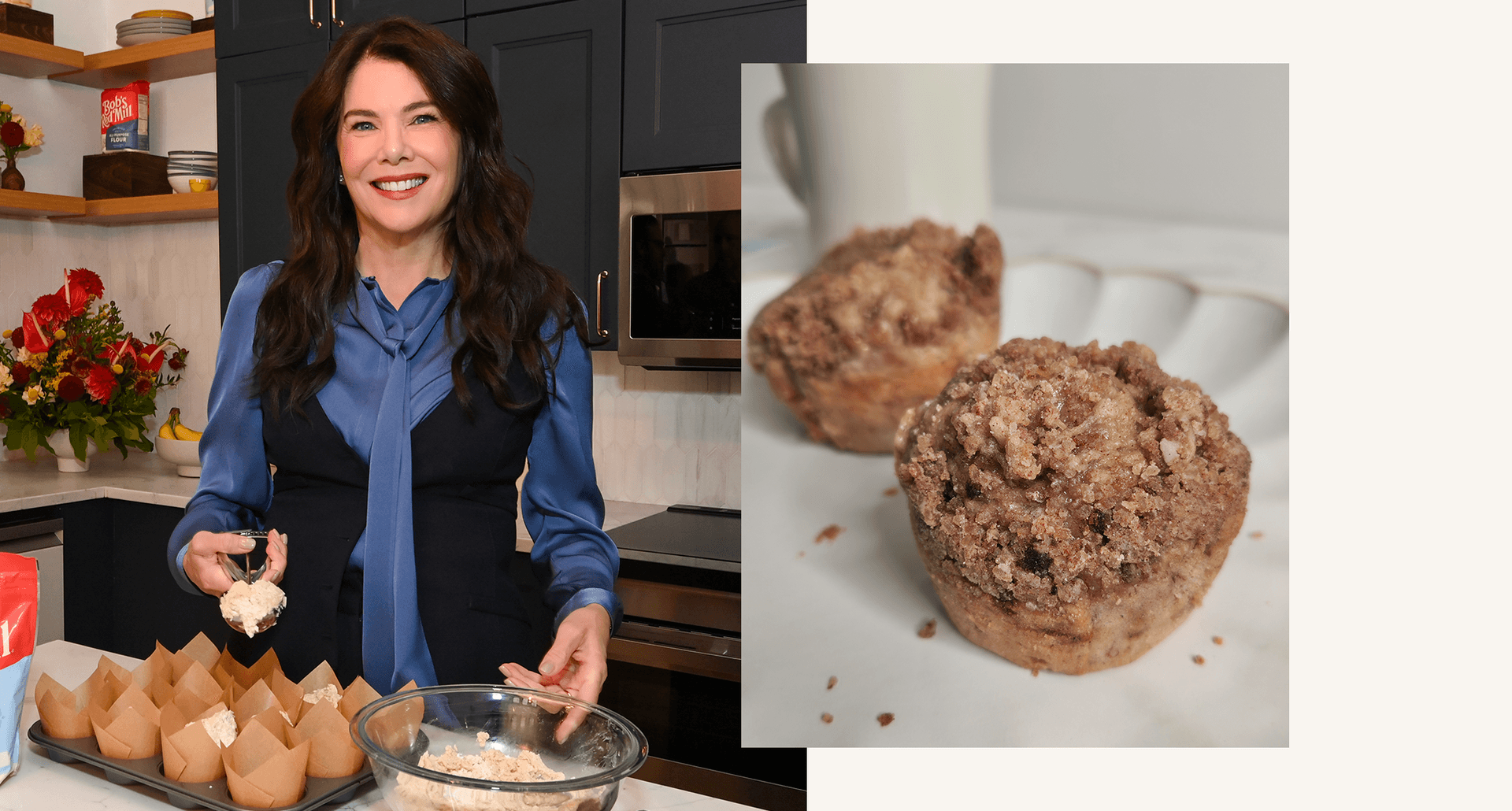 lauren graham and muffins